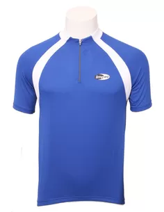Impec shirt KM Passo blauw/grijs