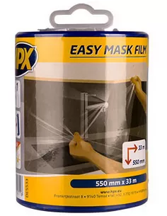 Hpx Easy Mask Film Crêpepapier + Dispenser 550mm x 33m