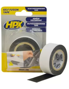 Hpx Zelfvulkaniserende Tape Zwart 25mm x 3m