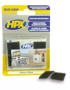Hpx Duo Grip Klikband Pads 25mm x 25mm
