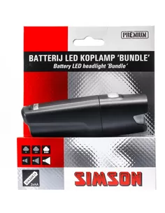 022018 Simson Bundle 1 LED koplamp batterij 25LUX aan/uit