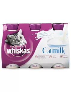 Kattenvoer Whiskas Drinks 200Ml Kattenmelk 3 X 200Ml