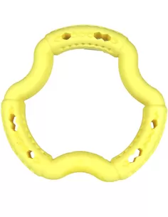 Dierenbenodigdheden Vadigran Speelgoed Hond Tpr Ring Yellow Vanilla 21Cm