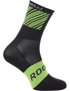 Fietssokken Rogelli Ritmo Cycling Socks 36-39 Black/Green