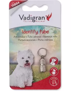 Dierenbenodigdheden Vadigran Adreskoker Hond Zilver 2.2Cm