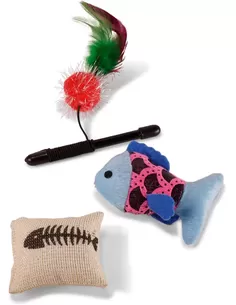 Dierenbenodigdheden Vadigran Speelgoed Kat Fish And Fun (3)