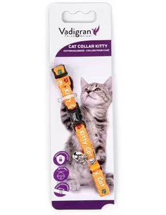 Dierenbenodigdheden Vadigran Halsband Kat Kitty Cat Oranje 16-25Cmx8Mm
