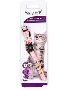 Dierenbenodigdheden Vadigran Halsband Kat Kitty Cat Roze 16-25Cmx8Mm