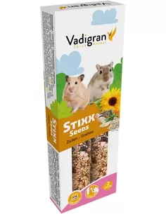 Snack Knaagdier Vadigran Snack Stixx Hamster&Gerbil Zaden 115Gr(2)
