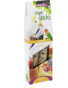 Snack Vogel Esve Vogelsticks Agapornis&Grote Parkiet Honing(2)