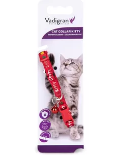 Dierenbenodigdheden Vadigran Halsband Kat Kitty Cat Rood 16-25Cmx8Mm