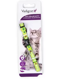 Dierenbenodigdheden Vadigran Halsband Kat Kitty Cat Groen 16-25Cmx8Mm