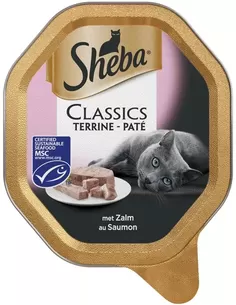 Kattenvoer Sheba Alu Classic Zalm 85G