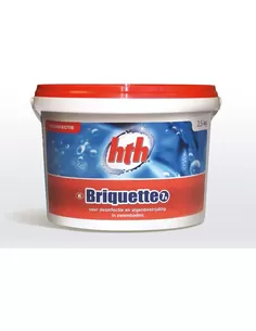 Onderhoud HTH Half Snelwerkend Chloor Briquette (7g) 2,5 KG NL