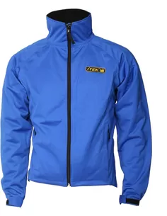 itek winter cycling jacket bleu