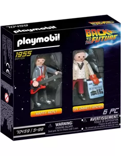 Playmobil Back To The Future Duopack Marty Mcfly & Dr. Emmet Brown