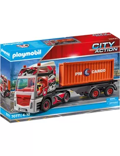 Playmobil Cargo Truck Met Aanhanger 70771
