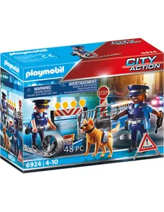 Playmobil City Action Politiewegversperring 6924