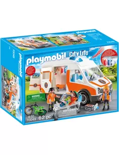 Playmobil City Life Ambulance En Ambulanciers 70049
