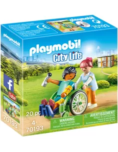 Playmobil City Life Patient In Rolstoel 70193