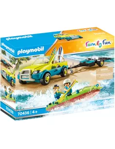 Playmobil Family Fun Strandwagen Met Kanos