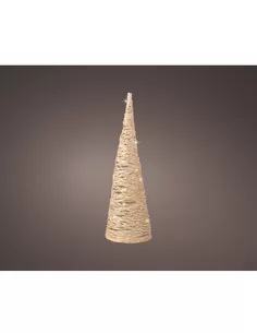 Kerst Micro Led Cone Papier Steady Binnen Warm Wit dia11.50-H38.00cm-20L