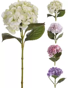 Kunstbloemen & Planten Hortensia 65Cm 4Ass Kl