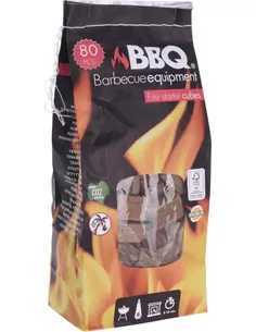 Barbecue Accessoires Aanmaakblokjes Hout 80Sts (Fm)