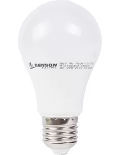 Verlichting Led Lamp E27 A60 9W + Bewegingssensor Warm Wit