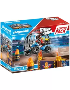 Playmobil Starterpack Stuntshow Quad Met Vuurhelling 70820