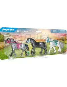 Playmobil 3 Paarden: Het Friese Paard, De Knabstrupper & De Andalusiër 70999