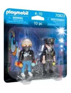 Playmobil Duopack Politieagent En Sproeier