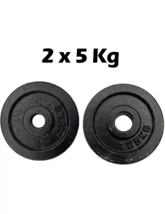 Gewichten Top Black Weight Plate 5KG (2stuks)