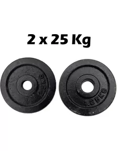 Gewichten Top black weight plate 25KG (2stuks)