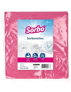 Schoonmaak Sorbo Sorbonette Fun Colours, 38 X 40 Cm 6 St