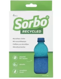 Schoonmaak Sorbo Recycled Microvezeldoekjes 35X35Cm