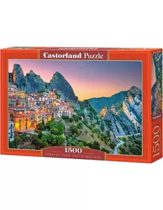 Puzzel Sunrise Over Castelmezzano - 1500 Stukjes
