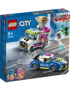Lego City Police Ijswagen Politieachtervolging