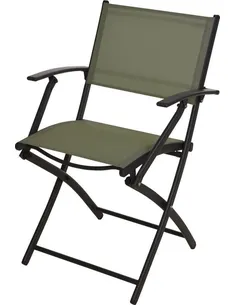 Vouwstoel aluminium groen