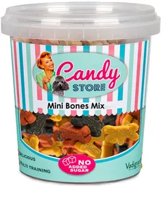 Dierenbenodigdheden Vadigran Candy Mini Bones Mix 500G