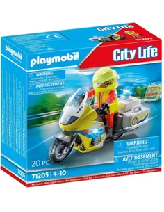 Playmobil Noodmotorfiets Met Zwaailicht