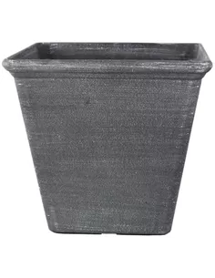 Ts Cera-Mix Pot Natural Vierkant Greywash D33Cm H30Cm