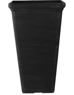 Ts Cera-Mix Pot Natural Vierkant Blackwash D33Cm H56Cm
