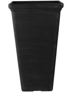 Ts Cera-Mix Pot Natural Vierkant Blackwash D37Cm H71Cm