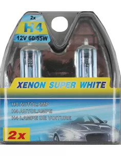 Autolamp H4 12V 60/55W Xenon Super White Set